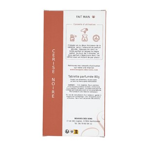 Tablette parfumée cerise noire