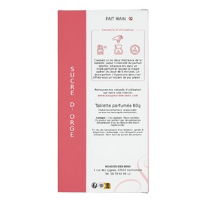 Tablette parfumée sucre d'orge