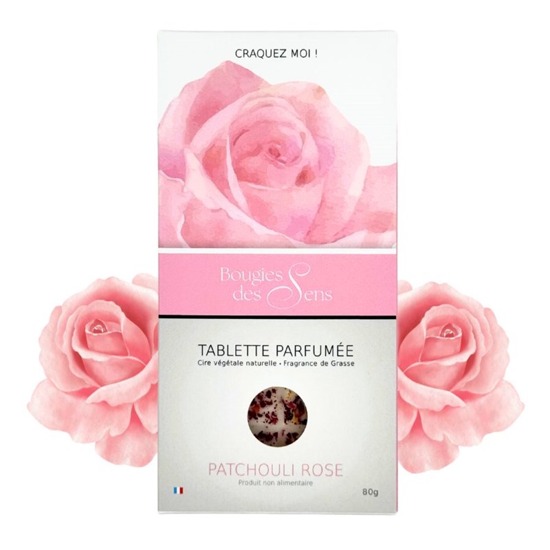 Tablette parfumée patchouli rose