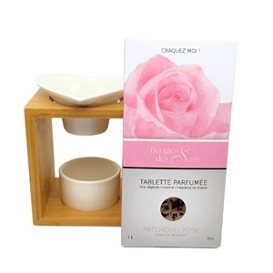 Tablette parfumée patchouli rose