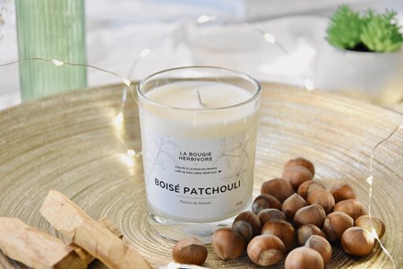 Bougie boisé patchouli 150g