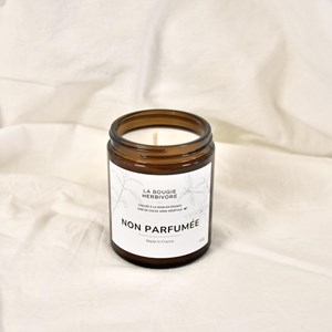 Bougie cire de colza sans parfum 140g