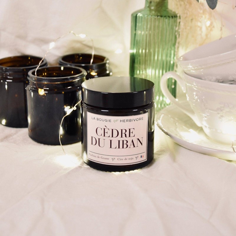 Bougie parfumée cèdre du liban 90g