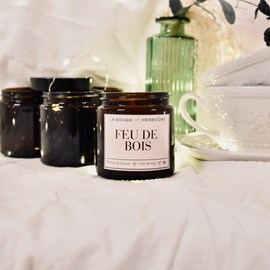 Bougie parfumée feu de bois 90g