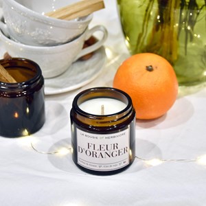 Bougie parfumée fleur d'oranger 90g