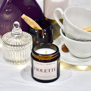 Bougie parfumée violette 90g
