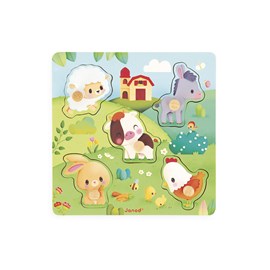 Puzzle tactile ferme - 5 pcs