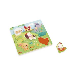Puzzle tactile ferme - 5 pcs