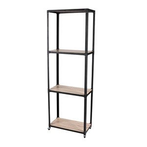 Bibliothèque industrielle 4 etagères