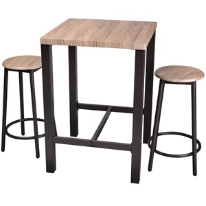 Table bar avec tabourets indus dock