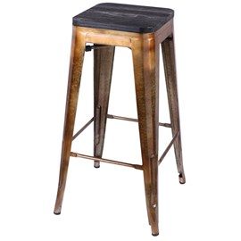 Tabouret de bar vintage liv - h. 77 cm