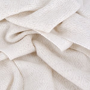 Echarpe cachemire beige amande