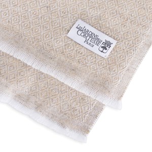 Echarpe cachemire et laine camel
