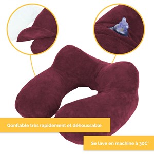 Coussin de voyage gonflable