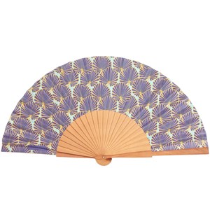 Eventail tropical - bois fruitier poli