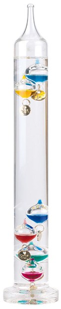Thermomètre galiléo - petit modèle 27 cm