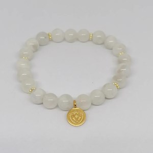 Bracelet en perle pierre de lune