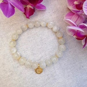 Bracelet en perle pierre de lune