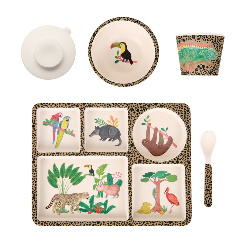 Coffret repas enfant jungle ienne