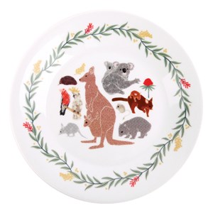 Assiette en porcelaine australiana