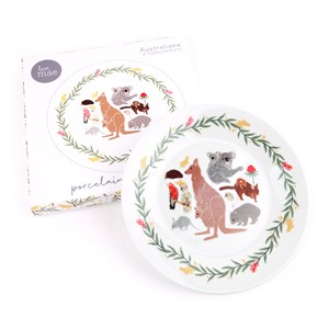 Assiette en porcelaine australiana