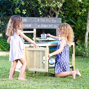 Cuisine bois pour enfant muddy maker
