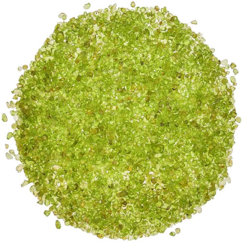 Sable péridot roulé 4 mm