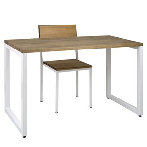 Table de bureau icub 60x120x73 cm. Blanc
