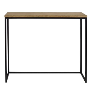 Table mange debout 30x120x110 cm noir