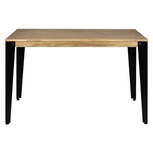 Table à manger lunds 80x120x75cm noir