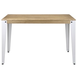 Table à manger lunds 90x180x75cm blanc