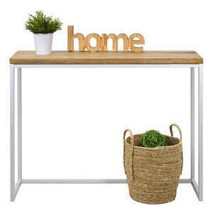 Table console icub -30x100x80cm blanc