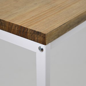 Table console icub -30x100x80cm blanc