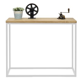 Table console icub 35x120x82 – 30 blanc