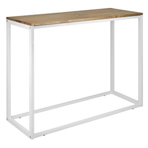 Table console icub 35x120x82h cm blanc