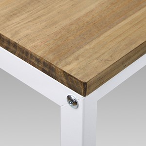 Table console icub 35x120x82h cm blanc