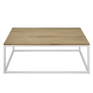 Table basse icub. 80x120x37 cm blanc