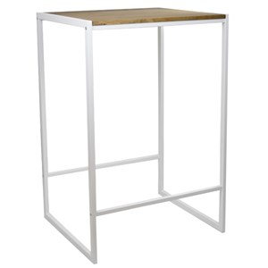 Table mange debout icub 60x70x107cmblanc