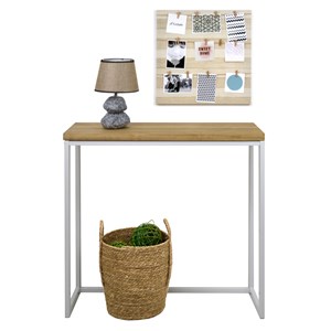 Table console icub 30x80x80cm blanc
