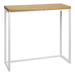 Table console icub 30x80x80cm blanc
