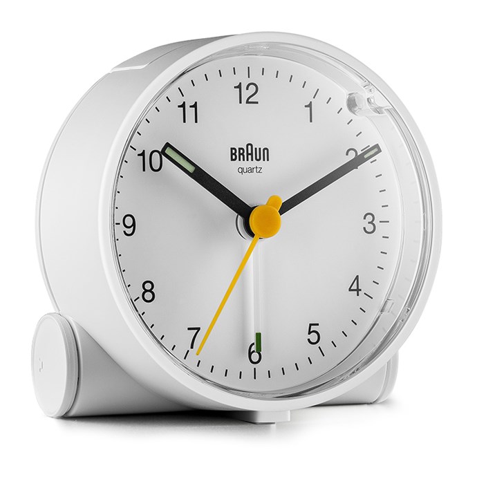 Réveil De Voyage Paul Smith X Braun Édition Limitée – Blanc Rayure Artiste – NEUF