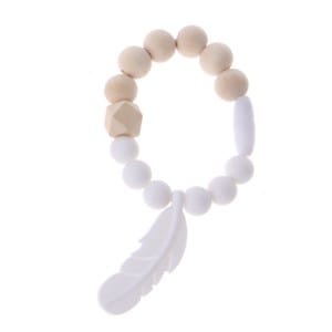 Bracelet allaitement naturel lou blanc