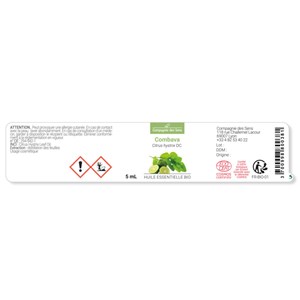 Combava (citrus hystrix) - huile essentielle bio - 30ml garantie chromacert® - c