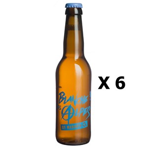 Lot 6x33cl - bière artisanale blanche