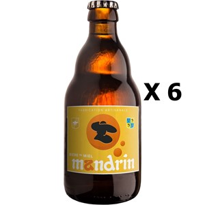 bière artisanale mandrin au miel 6x33cl