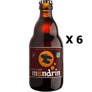 bière ambrée artisanale mandrin, 6x33cl