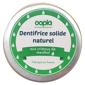 Dentifrice solide au menthol