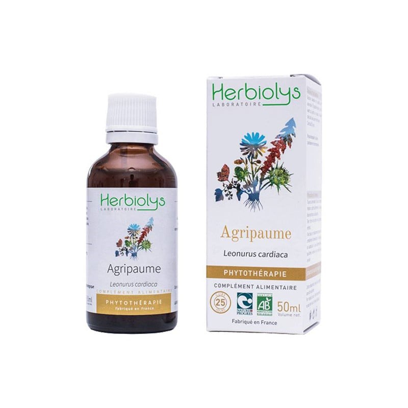 Herbiolys - Teinture mère d'agripaume bio - cardio-vasculaire