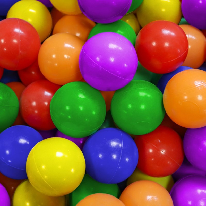 Monsieur Bébé - Sac de 100 balles de jeu multicolores