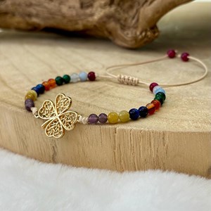 Bracelet 7 chakras chance en pierre